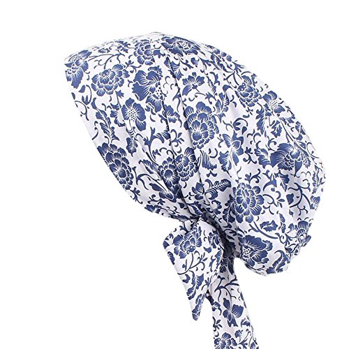 Preisvergleich Produktbild Cathy02Marshall Damen Elegante Schnee Spinnen Weich Chemo Turban Mütze Kopftuch für Chemotherapie,Krebs,Haarverlust
