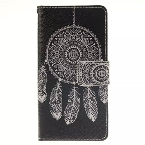 Preisvergleich Produktbild Schutzhülle Samsung Galaxy S6, coffeetreehouse für Samsung Galaxy S6 Schutzhülle Lanyard Handschlaufe Brieftasche Ledertasche PU Leder Brieftasche Schutzhülle Schale mit Stand und die Slots Kreditkarte Wallet / Case / Schutzhülle, TPU Silikon Schutzhülle, Flip Holster für Samsung Galaxy S6 – Eule