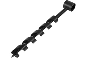 Yoursme 1” x 12” Scotch Eye Wood Auger Drill Bit - Hand Auger for Bushcraft Backpack and Camping - Addition Tool to Survival and Camping Gear Packs