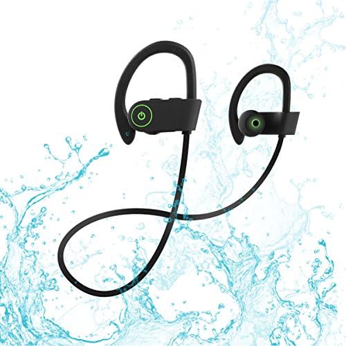 Bluetooth Earphones,ROTUYES Wireless Headphone, Sports Headphone w/Mic, IPX7 Waterproof HD Stereo Play Time for Running, Cycling, Gym, Travelling For IphoneX ,Iphone8,Iphone7,Plus and Samsung