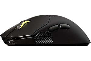 ‎CORSAIR Corsair Sabre v2 PRO Ultralight Wireless FPS Gaming-Maus – 33K DPI, 36g Gewicht, 8,000Hz Hyper-Polling, Mechanische Tastenschalter, Bis zu 70 Stunden Kabellose Akkulaufzeit, Web Hub – Schwarz