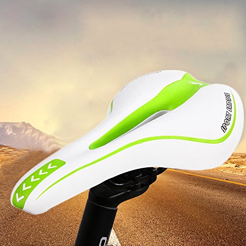 Preisvergleich Produktbild Sungpunet Sportfahrrad MTB Sattel Vordersitzmatte Kissen weiß grün
