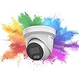 HiLook IPC-T289H-MU 8MP Color Imaging Security Camera, 2.8MM, IP POE Camera, 30M Colored Night Vision, Works with Hikvision NVR, Water & Dust Resistant IP67, 24/7 colorful imaging