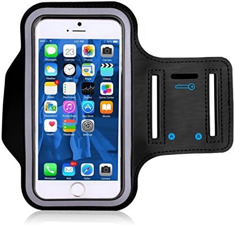 iPhone 6 6s iPhone 7 Running Armband - Sweatproof Sports Running Armband (with Reflective Strap + Key Holder) Phone Holder for Running, Jogging, Gym, Cycling, Biking, Hiking,Horseback Riding VC011