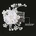 ROSENICE Bridal Hair Combs Hair Slides Hair Charm Clips Crystal Rhinestones Pearls Decor