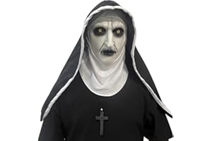 ACBAGI The Nun Mask Full Head Scary Halloween Mask Costume for Unisex Adults Men Women