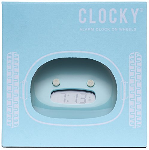 SUCK UK Clocky der fliehende Wecker Blau Aqua - 6