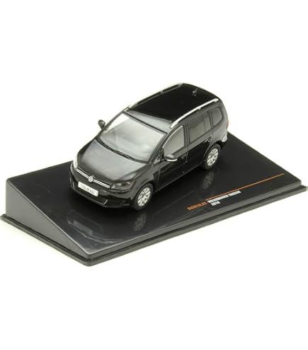 Herpa 038492-004 1/87 Ölçek, VW Touran, Kırmızı, Sergilemeye Hazır Model Araç