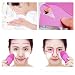 Ultrasonic Cleansing Face Massager Anti-Aging Facial Brush rechargeable waterproof, Sonic Facial Brush, Cleanser & Massager (Pink)