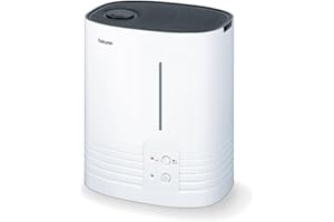 Beurer LB 55 Humidificateur d'air avec technologie d'évaporation à eau chaude, hygiénique, pour des pièces jusqu'à 50 m²