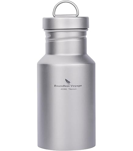 Boundless Voyage Outdoor 750ml Titanium Sports Bottle with Lid