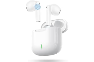 WEKNA Cuffie Bluetooth,Auricolari Bluetooth 5.4 Wireless,48 Ore Cuffie Wireless In Ear Stereo HiFi,Cuffiette Bluetooth con ENC Cancellazione Rumore Mic,IPX8 Impermeabili Cuffie Senza Fili per iPhone Android