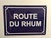 Produktbild Platte Metal 15 x 21 cm NEU/Route des Rum