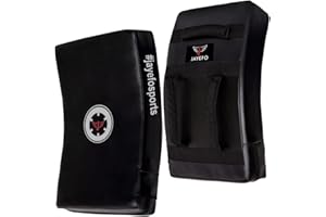 Jayefo Big Strike Shield Pad de blocage de sport incurvé idéal pour MMA, football, basketball, hockey, lacrosse
