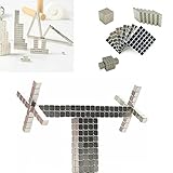 [12 Stück] Neodym Magnete , MENGGOOD Ultrastarke Haftung N52 Magnetstreifen für Glas-Magnetboards Magnettafeln Kühlschränke [10x10x4 mm] Kühlschrankmagnet Pinnwandmagnet Dauermagnet für Whiteboard Pinnwand - 6