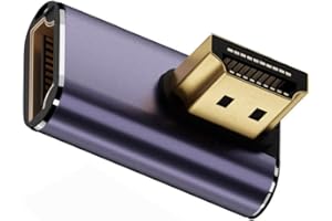 NFHK HDMI męski na HDMI 2.1 żeński pionowy 90 stopni kąt prosty niskoprofilowy przedłużacz UHD wsparcie 8K 60Hz HDTV