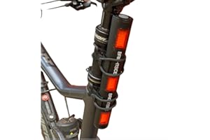 BRIGHTSIDE BIKE LIGHTS Brightside LED Rear Bike Light | USB Rechargeable | 33 Hour Running Time | IP65 Waterproof Cycling Light | 240 lumen Multi-Lens Bicycle Light for Road Cyclists | 18 Super Bright Red LED Bike Lights