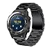 Produktbild Sansee Echtes Edelstahl Armband Smart Watch Band Strap für echte Uhr 2 Huawei 2 Generationen von drei Riemen (Schwarz)