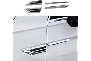 ‎ANTEC baodiparts 4Pcs Side Wing Fender Emblem Abzeichen Abdeckung Trim Auto Dekoration Abzeichen
