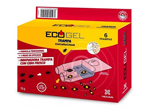 Ecogel 4026 - Trampa contra cucarachas, 15 g
