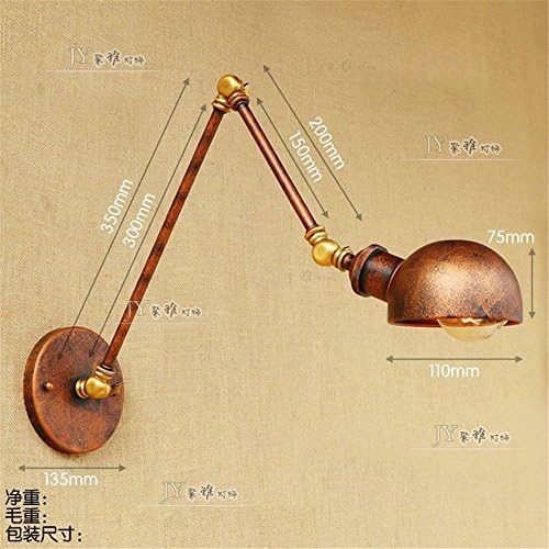 ShengYe Modern Vintage Sconce Wall Light Wall Lamp Retro retractable folding double sconces home bedroom hotel bookstore aisle hotel clubhouse decorative wall lamp