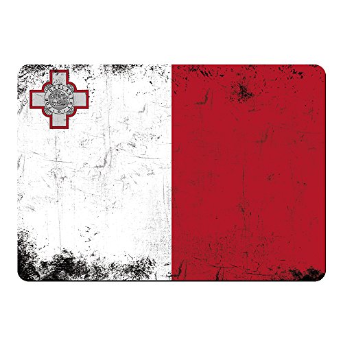 Preisvergleich Produktbild Mousepad Fahne Retro Malta farbig