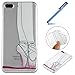 Produktbild iPhone 7 Plus Hülle, iPhone 8 Plus Hülle, SchutzHülle für Apple iPhone 7 Plus 8 Plus (5.5"), Ysimee TPU Silikon Bumper Hülle Ultradünnen Weiche Telefon-Kasten Handyhülle Bumper Anti Scratch Anti Staub und Stoßfest Gummi Bumper Cover Shell Haut Soft Gel Silikonhülle mit Schlüsselband + 1 x Blau Stylus Pen, Ballerinas
