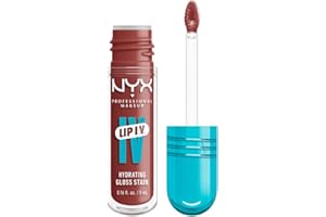 ‎NYX PROFESSIONAL MAKEUP NYX Professional Makeup Feuchtigkeitsspendender Lipgloss und Lip Stain, Bis zu 12 Stunden Pflege, Lip IV Hydrating Gloss Stain, Farbe: Hydra-Honey