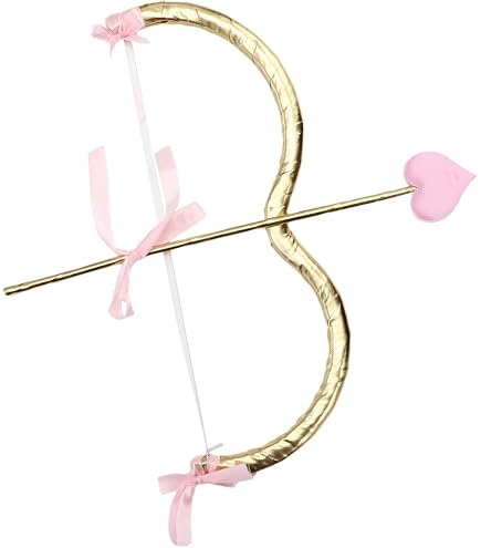 STOBOK Pfeil & Bogen Set Aus Schaumstoff – Cupido Kostüm Zubehör Für Kinder & Erwachsene, Weiß