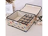 Color beige Yhcean Artículos de Uso doméstico Calcetines Beige Corbatas Bra Underwear Storage Box Divided Container Box para casa