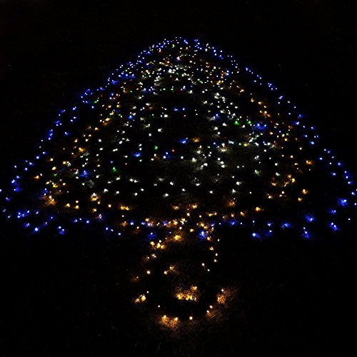 GDEALER LED Solar Lichterkette Weihnachten Decoration 22m 200 LED 8 Modes Wasserdicht für Outdoor Party, Haus Dekoration, Hochzeit, Weihnachten, Feier Festakt (Warmweiß) - 5
