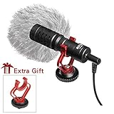 Compatible con smartphone, cámara réflex digital y grabadora. Con 2 cables, TRRS y TRS. Compatible con smartphones, Canon, Nikon, Olympus, Pentax, cámaras DSLR Sony y videocámaras.
