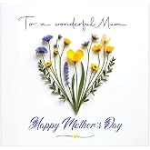 Mother’s Day Card for Mum – If Mums Were Flowers I’d Pick You – Mum Birthday Gifts Handmade A6 Floral Greeting Card on Matte Natural Paper -3D Crochet (Auntie) - View 8