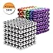 Produktbild Kuiji Magic Building Ball, Educational Stapeln Creative Stress Relief Schreibtisch Konstruktion 3D Puzzle für Erwachsene/kids (Silber + 6 Farben, 2 Satz 432pcs)