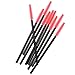 Approx. 50Pcs Disposable Eyelash Brush Mascara Wands Applicator Black and Red