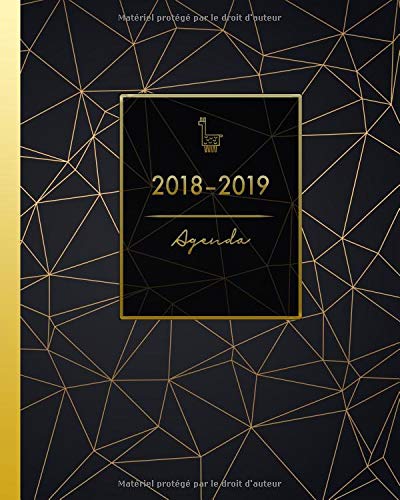 Download Agenda 2018-2019: Agenda Scolaire, Août 2018 à Juillet 2019, Semainier simple & graphique, motif géométrique noir et or Download Agenda 2018-2019: Agenda Scolaire, Août 2018 à Juillet 2019, Semainier simple & graphique, motif géométrique noir et or