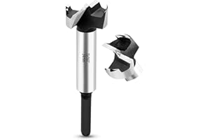 NICAVKIT Professional 24mm Forstnerbohrer für Holz, 24mm Forstnerbohrer Bit, Holz Lochschneider mit Sechskantschaft