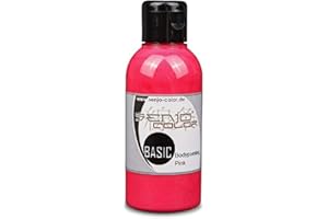 Senjo Color Body Painting Peinture 75ml | Liquide Peinture du Corps | Pour pinceaux et aérographe | Fabriqué en Allemagne Rose
