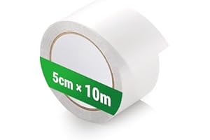 ecooe Tent Repair Tape Transparent Waterproof Professional 10 M x 5 CM Tent Repair Kit Invisible Repair Patche for Tents, Awning, Gazebo, Cover Cloth