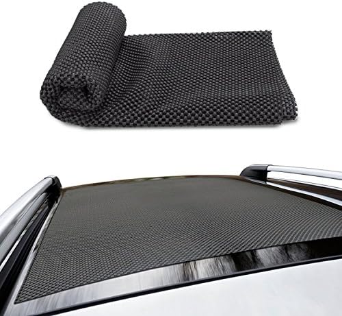 Car Roof Cargo Protective Mat Car Boot Mat Auto Anti Slip Mat Universal 43" x 36" (110 x 90 cm) with Extra Padding and Grip for Car Top Carriers Roof Bag and Roof Rack