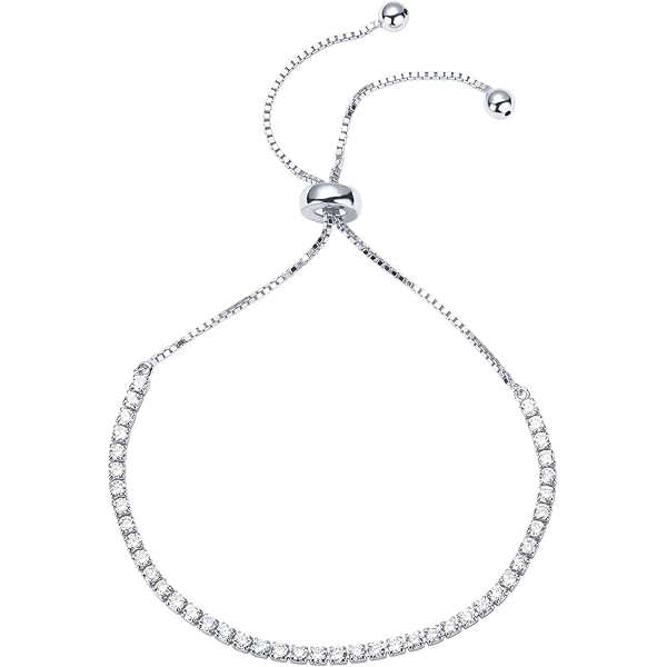 TINGN Bracciale Donna Oro A Strati, Perline E Catena, Placcato 14K, Regolabile, Regalo Festa Della Mamma