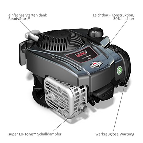 BRAST Benzin-Rasenmäher Selbstantrieb Briggs & Stratton Motor 2,22kW (3PS) 51cm Schnittbreite 30-80mm Schnitthöhe 60L Grasfangkorb GT Getriebe Easy Clean Stahlblechgehäuse Rasen-Mäher B&S Benzinmäher - 7