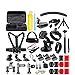 Produktbild 50 pcs Action Kamera Zubehör Kit für GoPro SJCAM Session Sport Kamera Zubehör Set mit wasserdichter Hülle