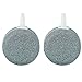 Produktbild Mackur Rund Ausströmer Luftstein Aquarium Keramik Ausströmerstein 4cm Luftausströmer Waschbar Sprudelstein, Erhöht Sauerstoffniveau 2 Stück