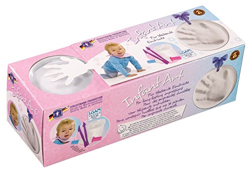 Feuchtmann Spielwaren 62808201 - Infant Art Impression Basic, Modellier-Set mit Zubehör, weiß