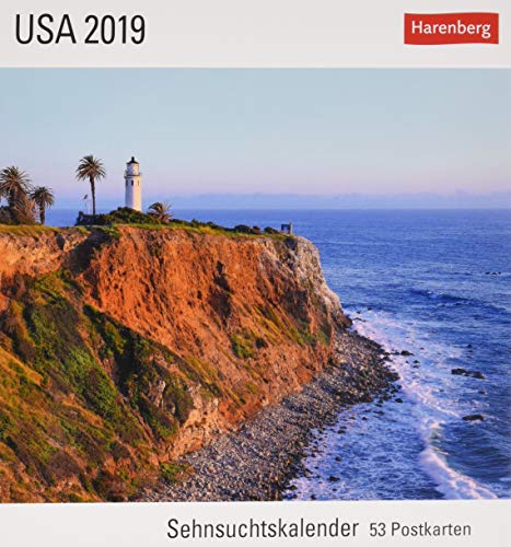 USA - Kalender 2019: Sehnsuchtskalender, 53 Postkarten