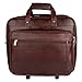 Mex Office Brown Leather Laptop Trolley Bag RS.8095.00