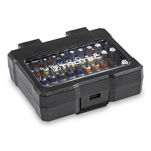 TROTEC 32-tlg. Schrauberbit-Set mit Farbcodierung und Universalhalter - 2
