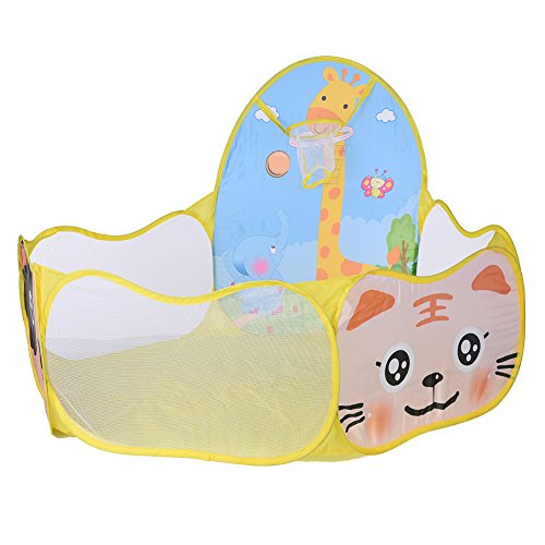 Chendongdong Children Play Tents Playpens Tents Toddler Sensory Ball Pit Play House Outdoors 120*70/30CM (not include balls)