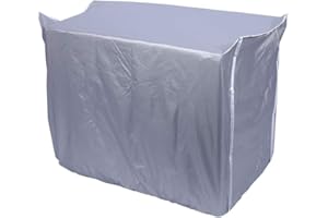 Cubierta del acondicionador de aire-Duokon Funda para Aire Acondicionado Cubierta de Aire Acondicionado para Exteriores Antipolvo Anti-Nieve Impermeable Impermeable para el hogar 3 tamaños(2p: Longit